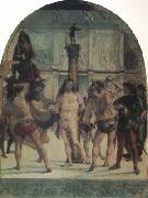 Luca Signorelli The Flagellation of Christ (nn03) oil painting on canvas